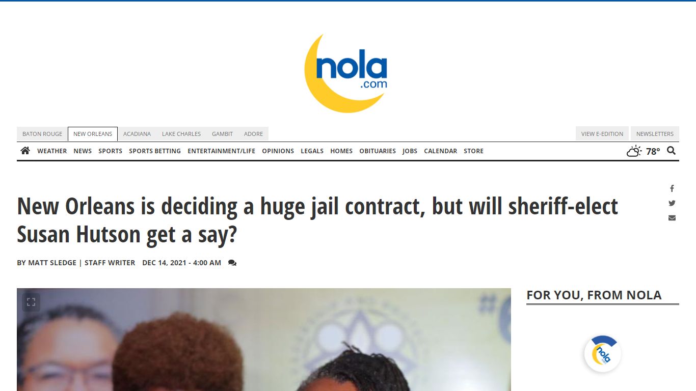 New Orleans is deciding a huge jail contract, but will ...